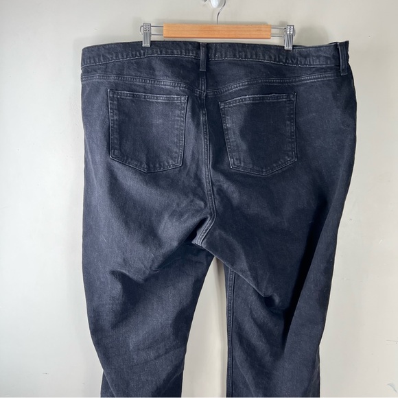 Abercrombie & Fitch Mid Rise 90s Straight Jean Washed Black Curve Love Size 36 - Picture 12 of 15